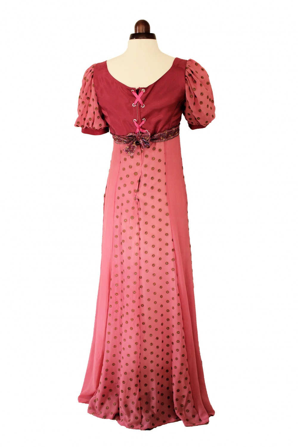 Ladies 19th Century Regency Jane Austen Evening Ball Gown Costume Size 10 - 12 Image